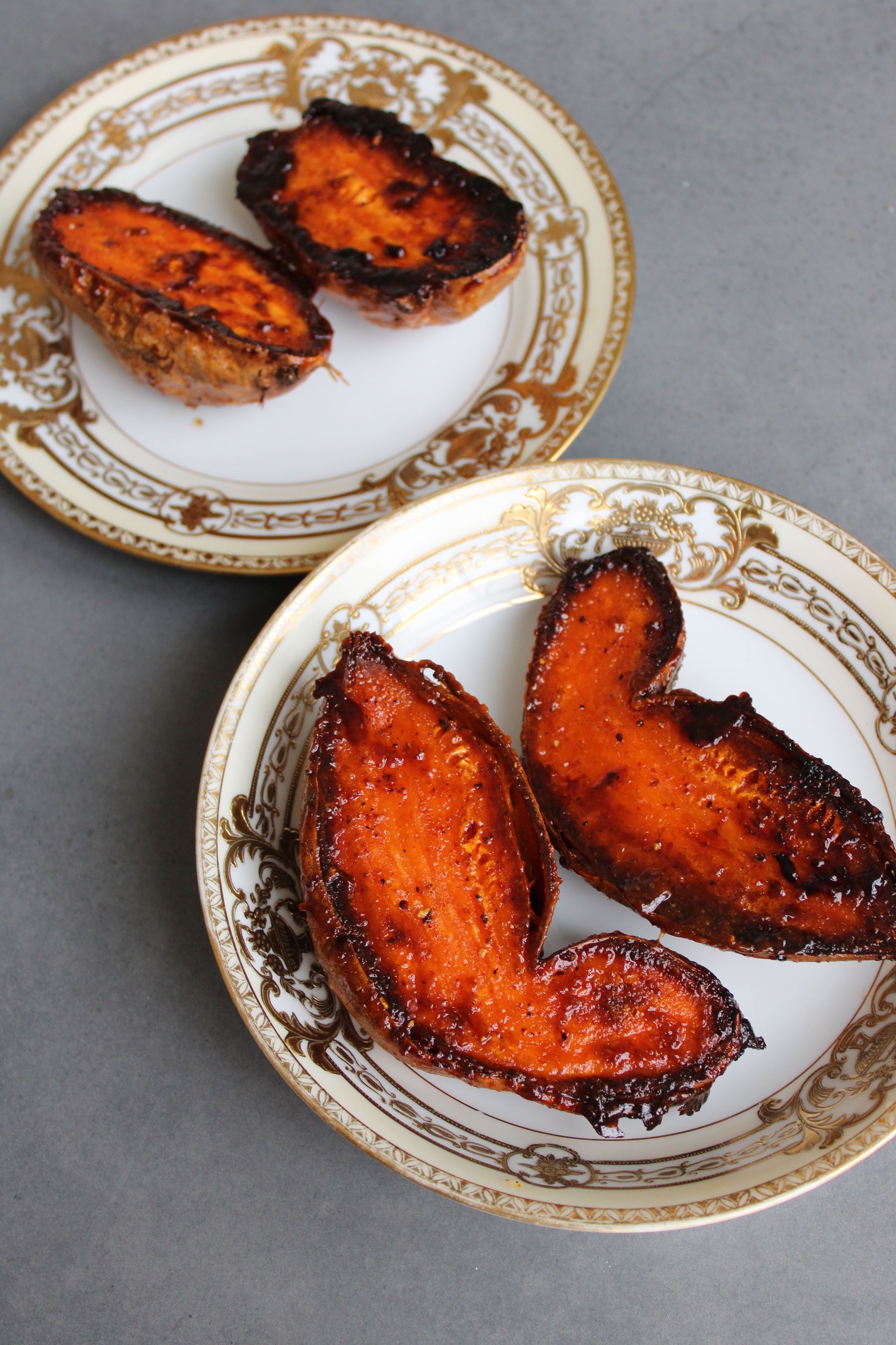 Honey Mustard Caramelized Sweet Potatoes