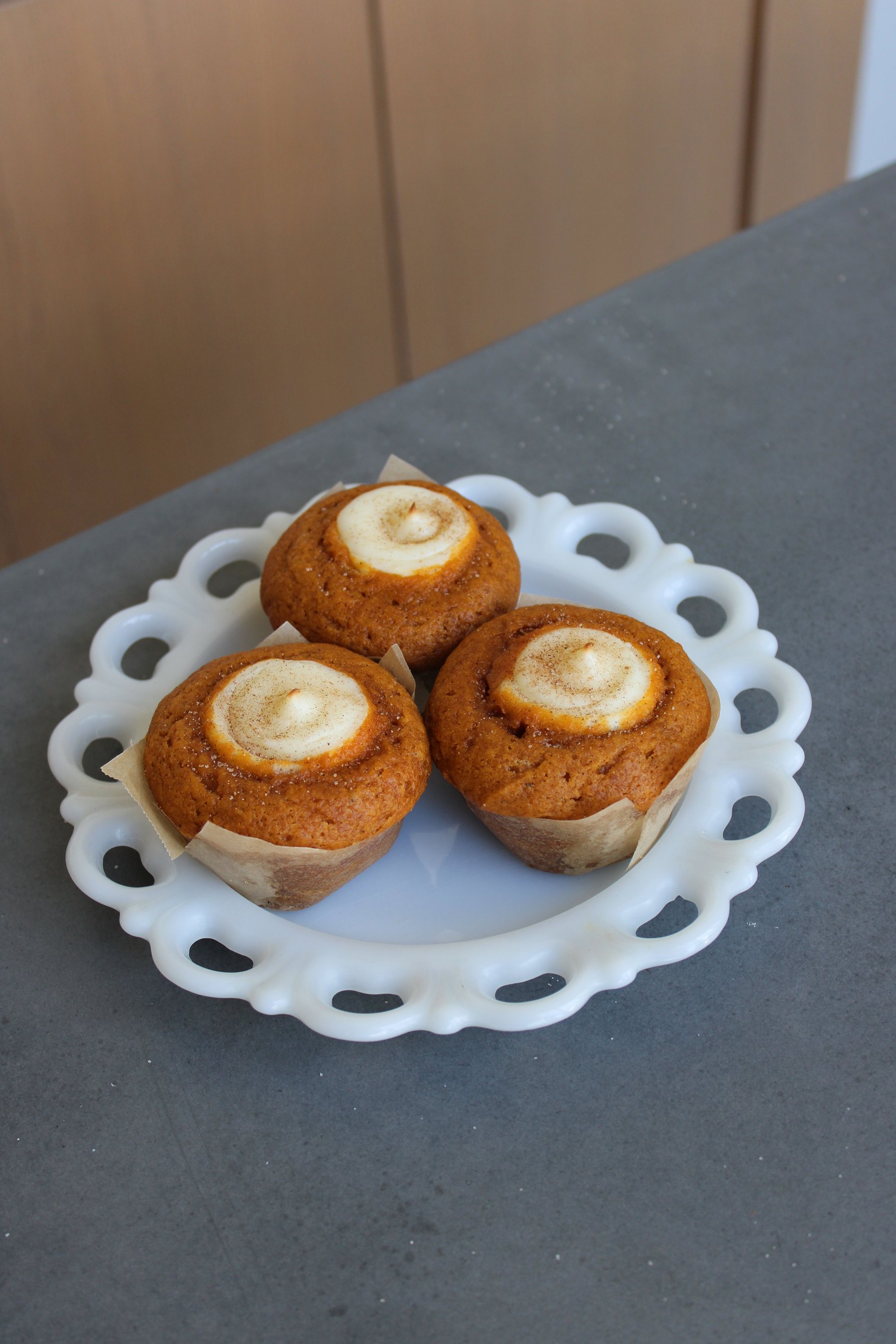 Pumpkin Cream Cheese Muffins